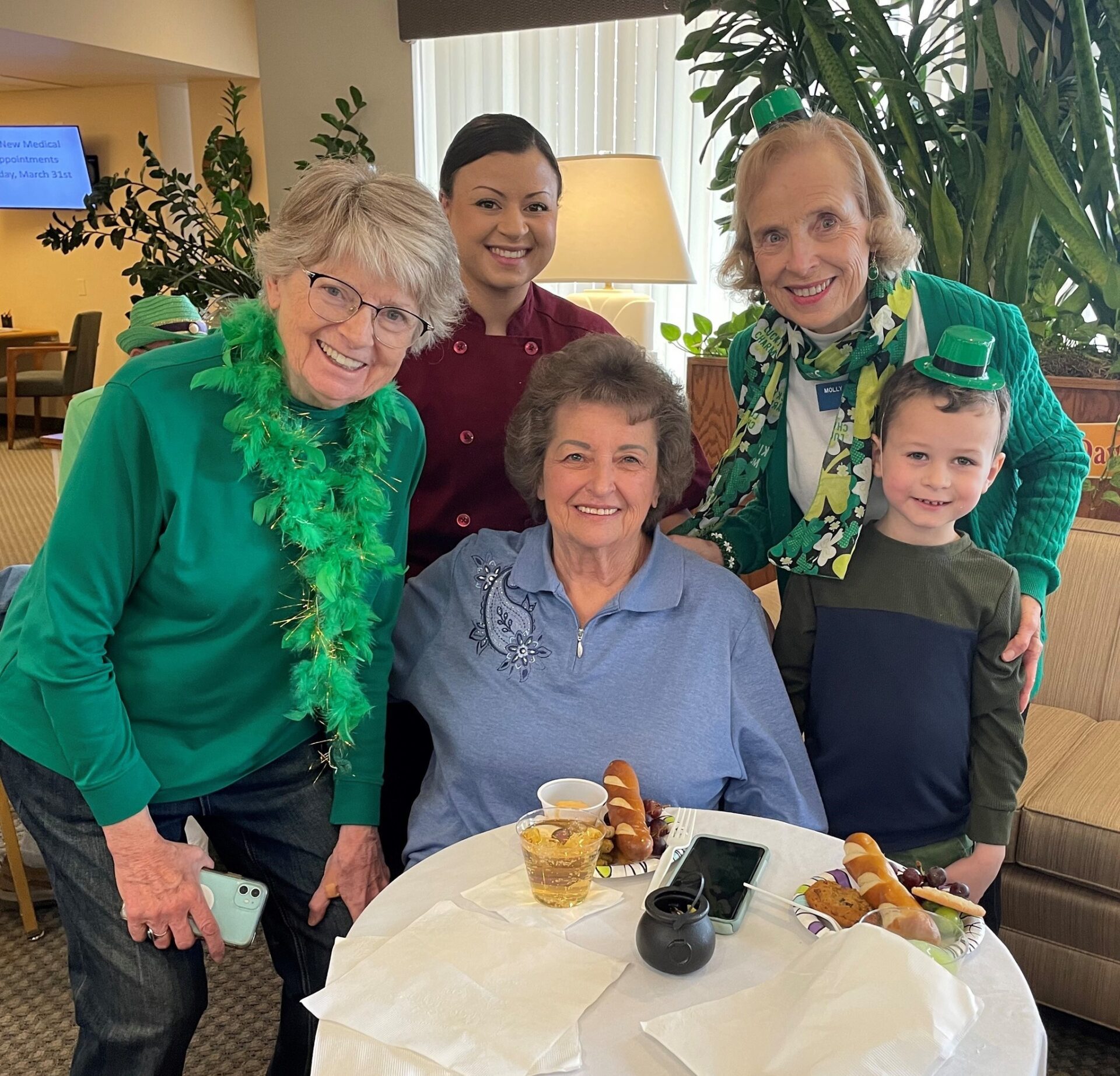 69 - Cicilee family and residents for Saint Patricks Day. Cicilee family and residents for Saint Patricks Day.